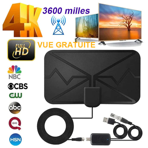 Antenne HDTV numérique améliorée 4K