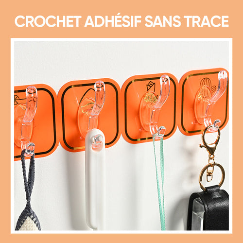 🔥vente chaude🔥Multifonctionnel transparent 6 crochets