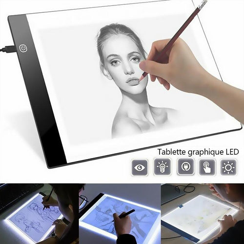 Tablette à Dessin avec Lumière LED