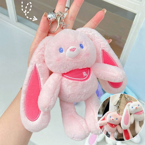 Poupée lapin en peluche